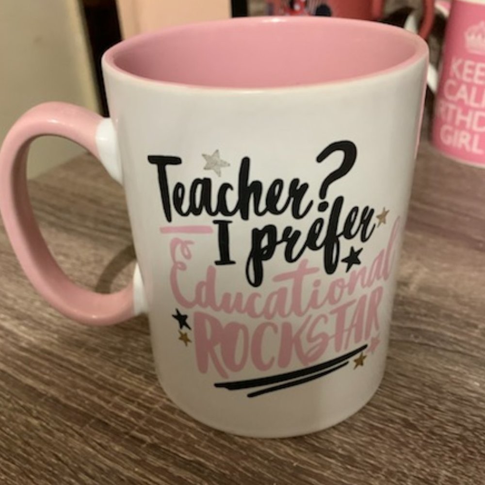 Cynthia Rowley Teacher mug